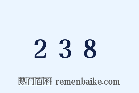238是什么意思的图片